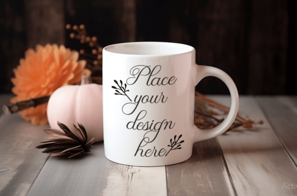 Download Autumn Rustic Halloween 11oz Mug Mockup - Premium Resources