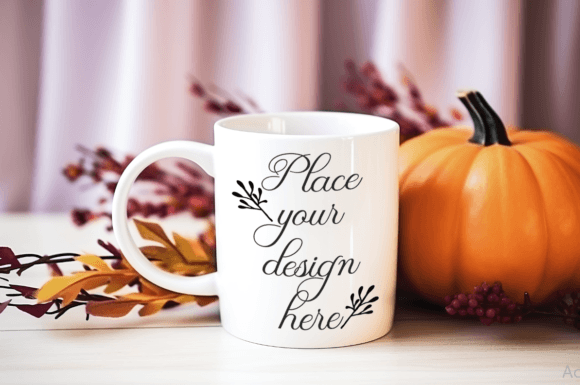 Download Rustic Halloween Fall 11oz Mug Mockup - Premium Resources