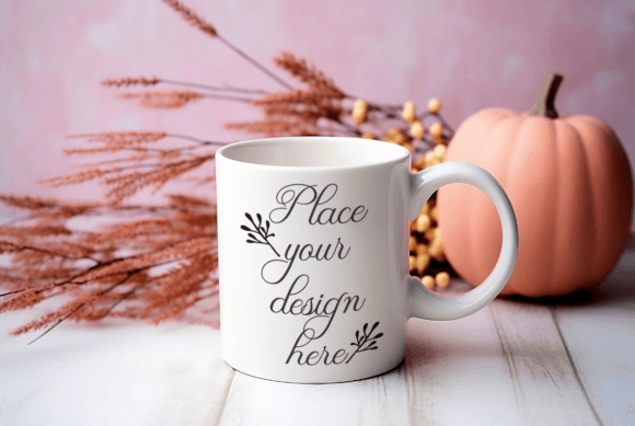 Download Autumn Rustic Romantic 11oz Mug Mockup - Premium Resources