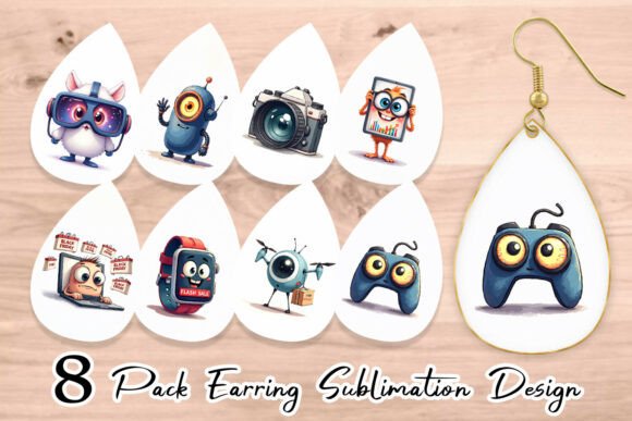 Download Cyber Eye Earring Blanks - Blanks Collection